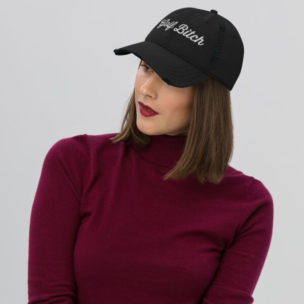 Golf Bitch Distressed Dad Hat - Image 3