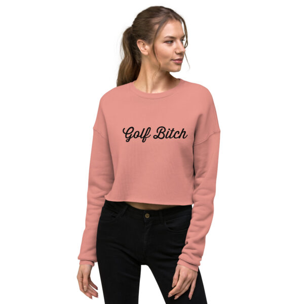 Golf Bitch Crop Sweatshirt - Image 3