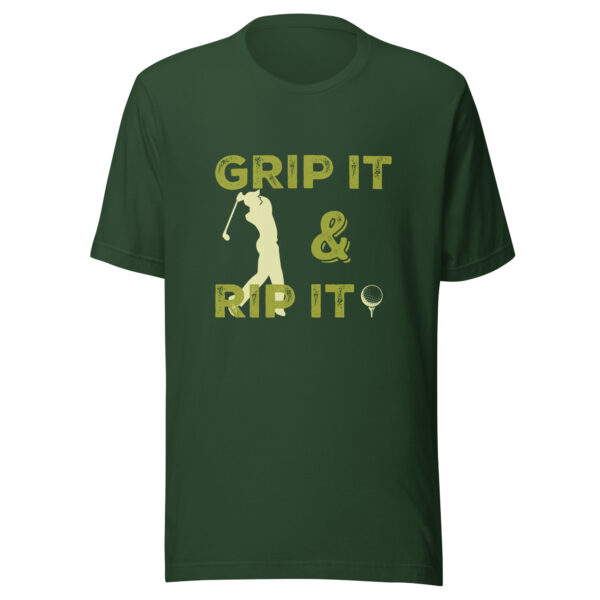 Grip It and Rip It Golf Unisex T-shirt - Image 3