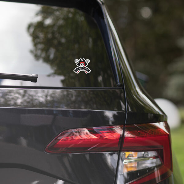 Black Flags Golf Sticker - Image 3