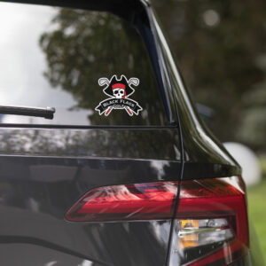 Black Flags Golf Sticker