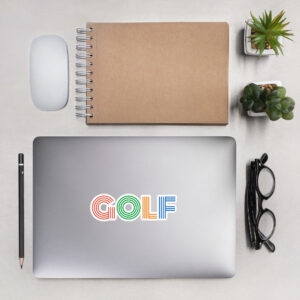 Colorful GOLF Sticker