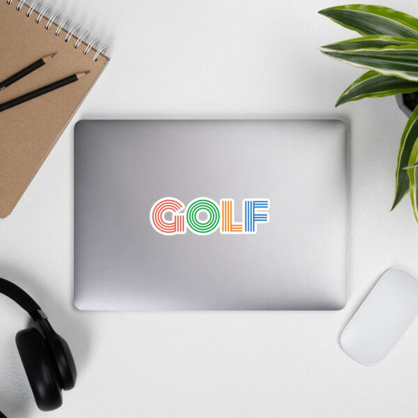 Colorful GOLF Sticker - Image 2