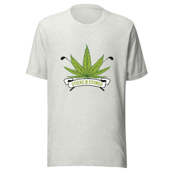 Sticks n Stoned 2 Unisex Golf T-shirt - Image 3