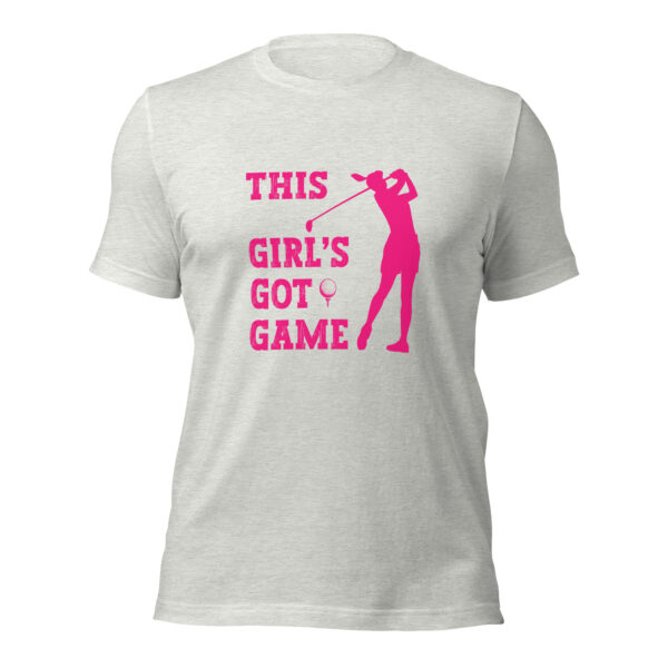 This Girl’s Got Game Unisex Sizing Golf T-shirt - Image 5