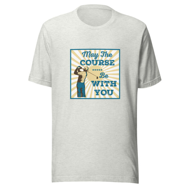 May the Course Be With You Unisex Golf T-shirt - Image 4