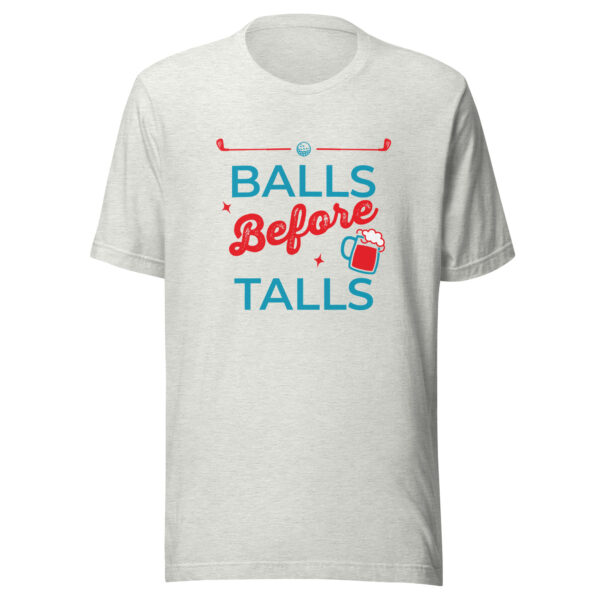Balls Before Talls Unisex Golf T-shirt - Image 2