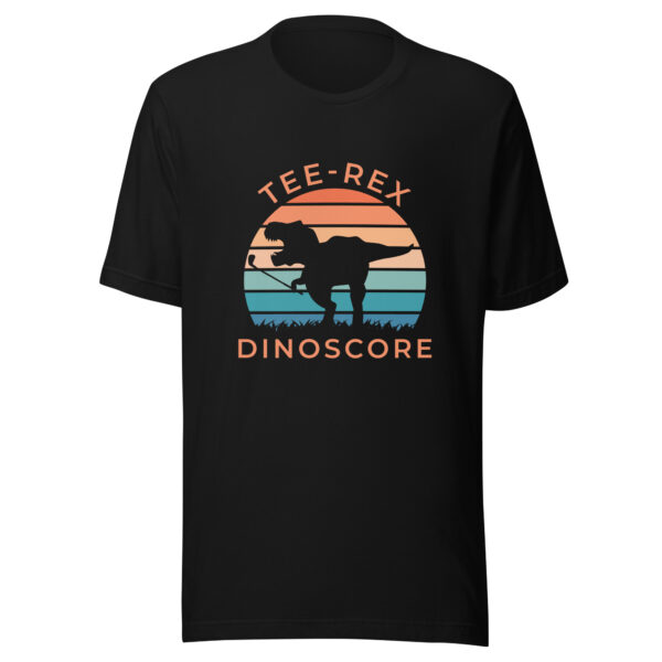 Tee-Rex Dinoscore Unisex Golf T-shirt - Image 3