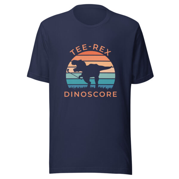 Tee-Rex Dinoscore Unisex Golf T-shirt - Image 4