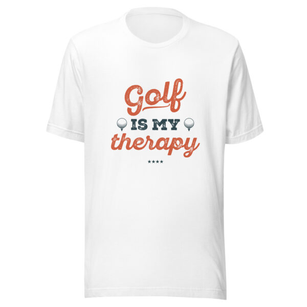 Golf Is My Therapy Unisex T-shirt - Image 3