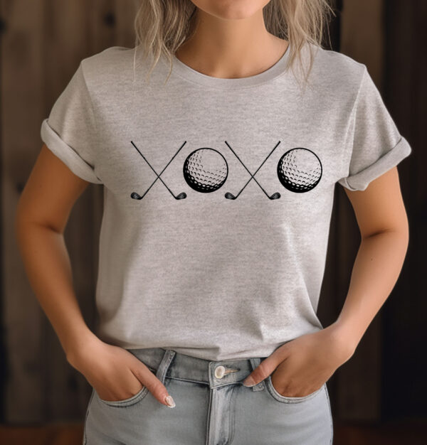 XOXO Unisex Golf T-shirt - Image 2