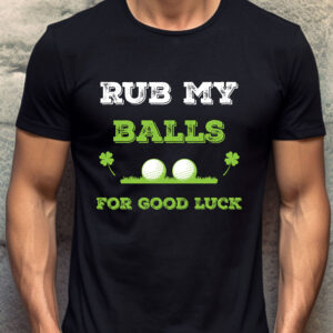 Rub My Balls for Good Luck Unisex Golf T-shirt