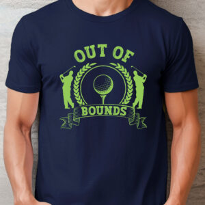 Out of Bounds Unisex Golf T-shirt