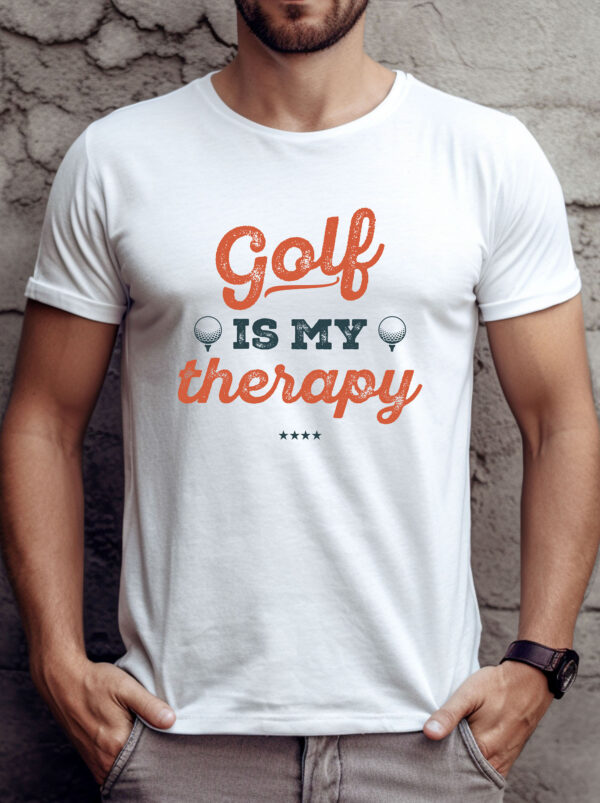 Golf Is My Therapy Unisex T-shirt