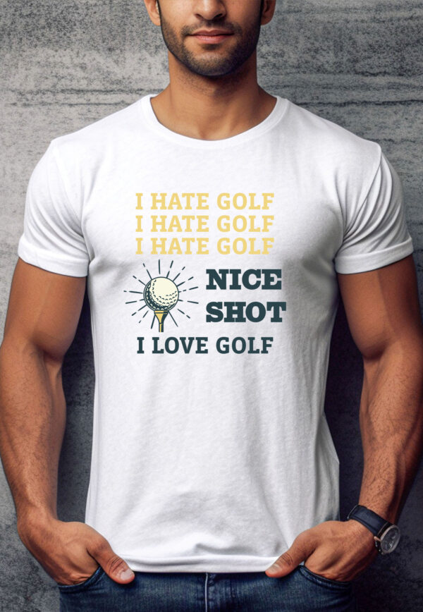 I Hate Golf Unisex T-shirt
