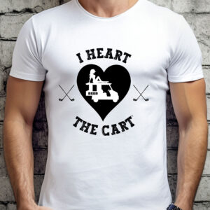 I Heart the Cart Unisex Golf T-shirt
