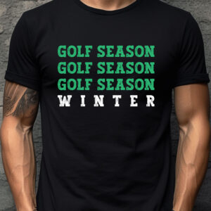 The Four Seasons (Golf, golf, golf, winter) Unisex Golf T-shirt