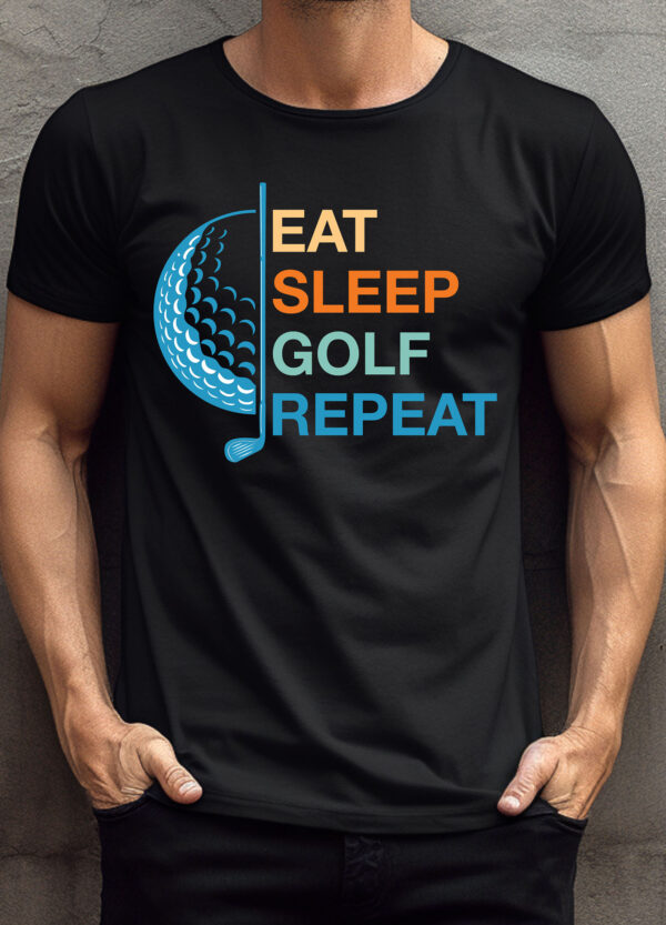 Eat, Sleep, Golf, Repeat Unisex T-shirt