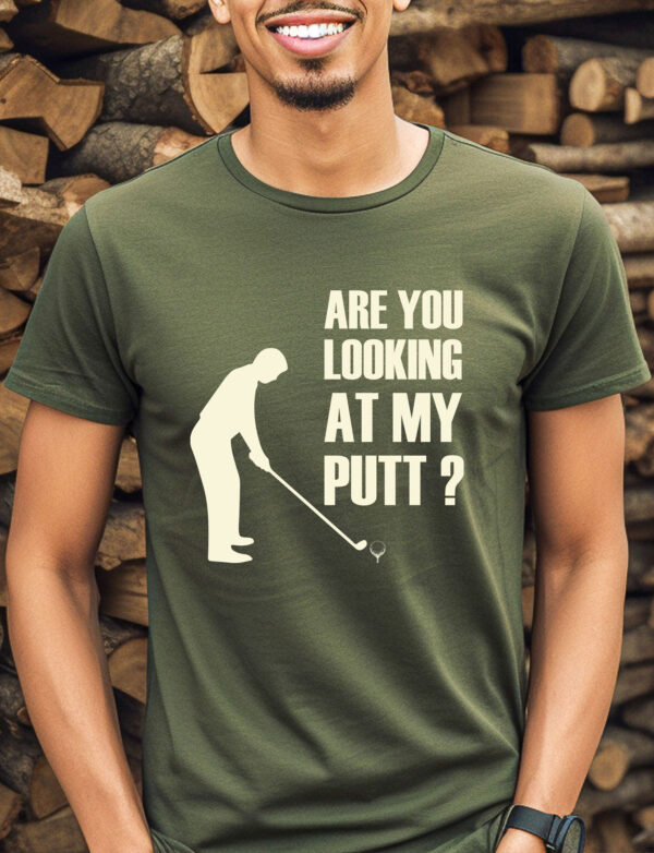 Are You Looking at My Putt? Men’s Unisex T-shirt