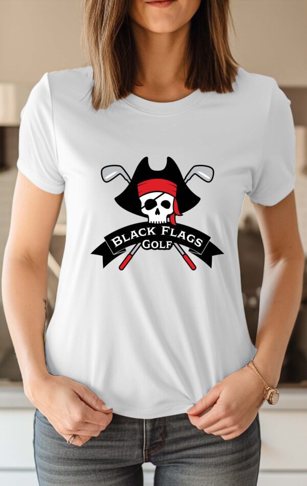 Black Flags Golf Unisex T-shirt - Image 2
