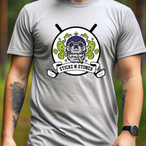 Sticks n Stoned 3 Unisex Golf T-shirt