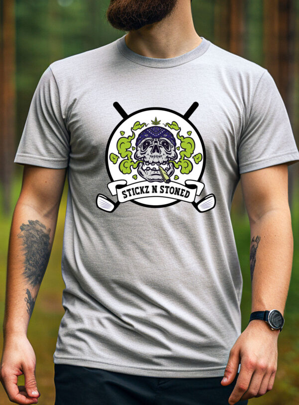 Sticks n Stoned 3 Unisex Golf T-shirt