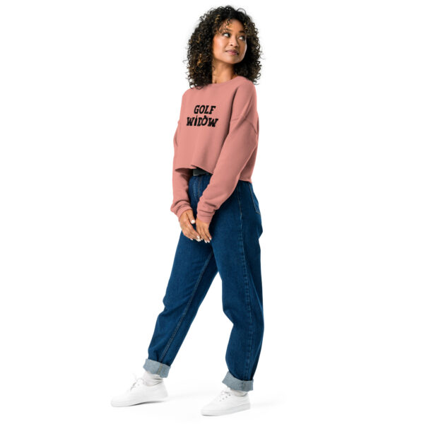 Golf Widow Women’s Crop Sweatshirt - Image 4